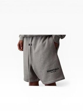 Fear of God ESSENTIALS Dark Oatmeal Drawstring Shorts Size S